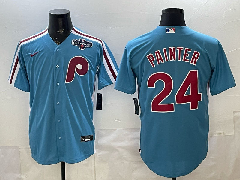 Men 2026 Philadelphia Phillies #24 Painter blue Game Nike MLB Jersey 0410001